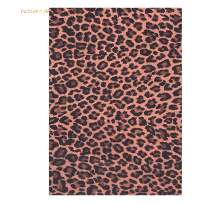 6 x Exacompta Decopatchpapier 39x30cm 25g/qm Leopard