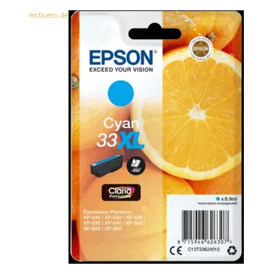 Epson Tintenpatrone Epson Expression Home XP-530 T3362 cyan High-Capac