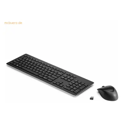 Hewlett Packard HP Wireless Rechargeable 950MK Maus und Tastatur