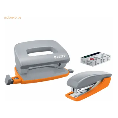 Leitz Schreibtisch-Set 3-teilig Locher und Heftgerät Urban Chic + Heft