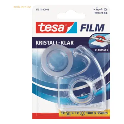 7 x Tesa Klebefilm tesafilm kristall-klar 15mmx10m 1x Rolle+EasyCut Ha