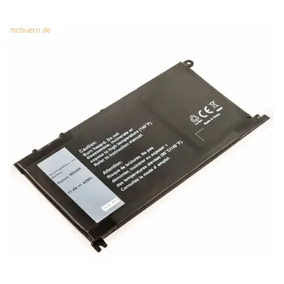 K.A. Akku für Dell Vostro 5568-8PWJ3 Li-Ion 11,4 Volt 3560 mAh schwarz