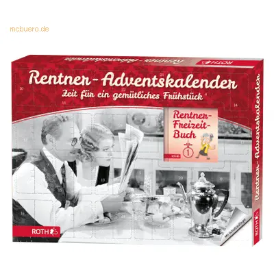 Roth Adventskalender 'Rentner-Adventskalender zum Frühstück' bestückt