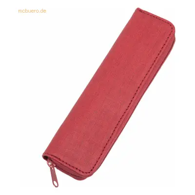 Alassio Schreibgeräteetui 5x17x2cm Polyester/Cotton rot
