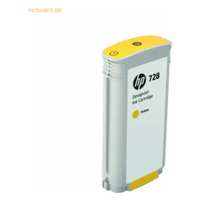 HP Tintenpatrone HP 728 gelb