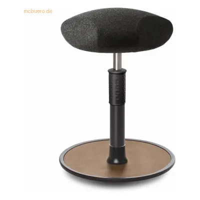 Ongo Sitz- Stehhocker Free Regular Triangel kvadrat Divina Anthrazit s