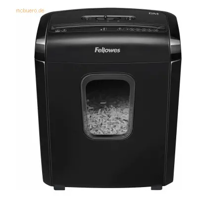 2 x Fellowes Aktenvernichter Powershred 6M Mini-Partikel 4x12mm schwar