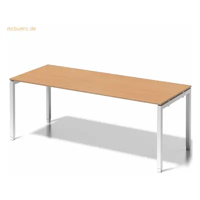 Bisley Schreibtisch Cito BxTxH 200x80x65-85cm buche Gestell verkehrswe