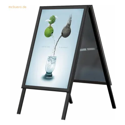 Update Displays Kundenstopper Outdoor wasserfest 32mm Gehrung A1 schwa