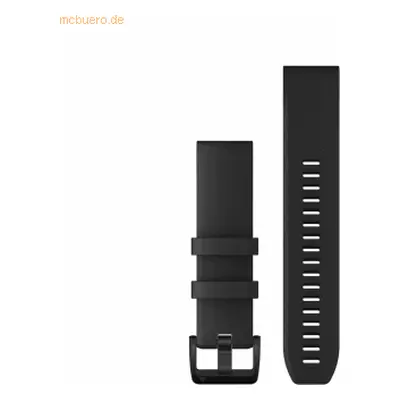 Garmin Garmin Ersatzarmband QuickFit 22mm - Silikon Schwarz/Schwarz