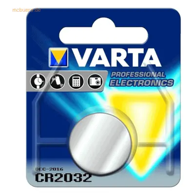 Varta Knopfzelle CR2032 3V 230mAh