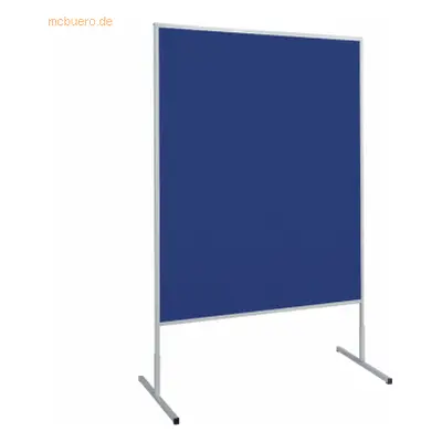 Maul Moderationstafel Standard blau 150x120 cm beidseitig als Pinnwand