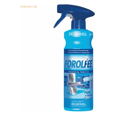 Dr. Schnell Universal-Unterhaltsreiniger Forolfee Spray gebrauchsferti