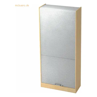 Mcbuero.de Rollladenschrank Solid 5OH BxTxH 90x40x200,4cm Griff CE Aho