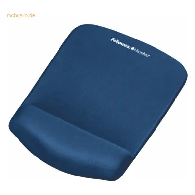 Fellowes Mauspad PlushTouch mit Handgelenkauflage blau