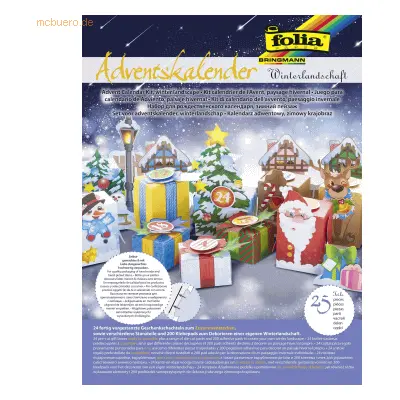 Folia Adventskalender 'Winterlandschaft' 25-teilig