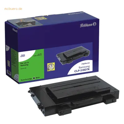 Pelikan Toner kompatibel mit Samsung CLP-510D7K incl. Chip schwarz