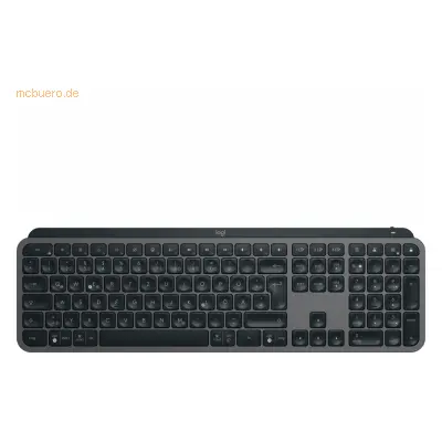 Logitech Tastatur MX Keys S Wireless + Bluetooth QWERTZ deutsch graphi