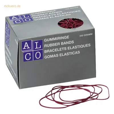 Alco Gummiring Naturkautschuk 40mm rot 500g