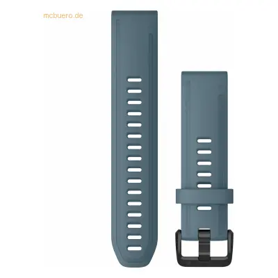Garmin Garmin Ersatzarmband QuickFit20 Silikon Blau/Schiefergrau