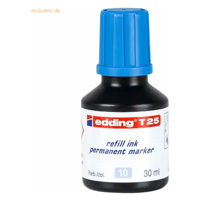 Edding Nachfülltinte edding T 25 für edding Permanentmarker 30ml hellb