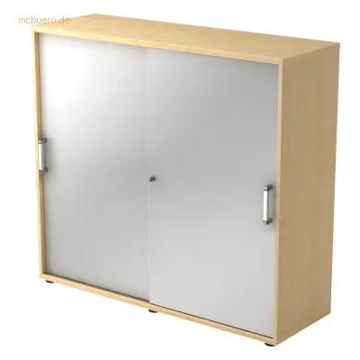 Mcbuero.de Schiebetürenschrank Serie 9 3OH BxTxH 120x40x110cm Griff CE