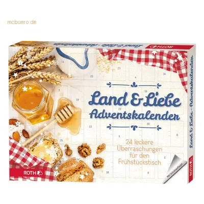 Roth Adventskalender 'Land & Liebe-Adventskalender zum Frühstück'