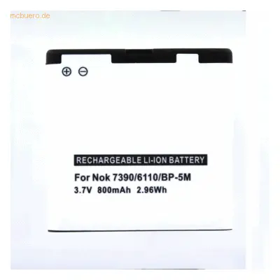 K.A. Akku für Telefunken Eurofon T900 Li-Ion 3,7 Volt 800 mAh schwarz