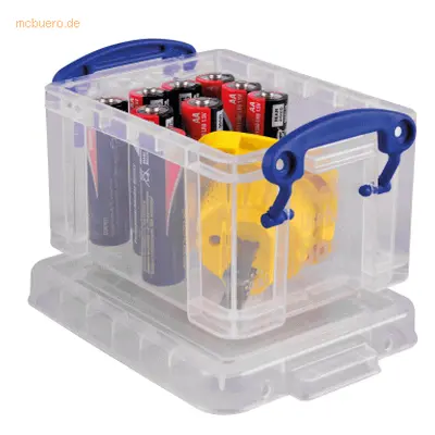 Really Useful Box Aufbewahrungsbox 0.3C 12x6,5x8,5cm 0,3l transparent