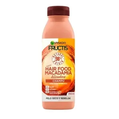 Garnier Fructis Hair Food Macadamia Champú Alisador 350ml