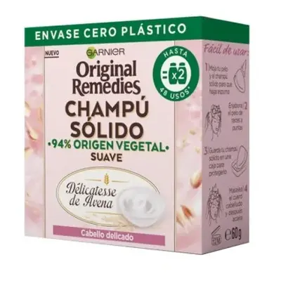 Garnier Original Remedies Champú Sólido Suave Calmante 60g