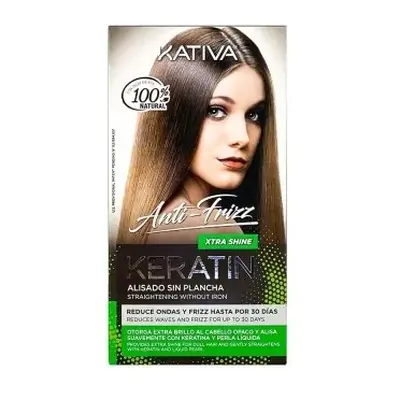 Kativa Keratin Anti-Frizz Alisado Sin Plancha Extra Brillo 30 Días