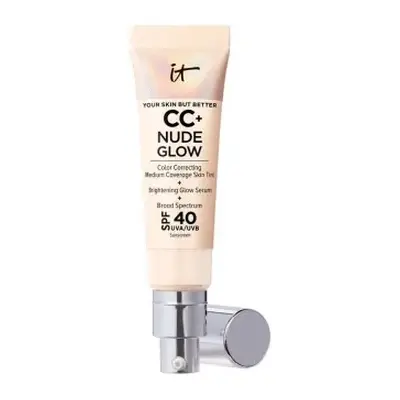 It Cosmetics Cc+ Nude Glow Lightweight Foundation + Glow Serum SPF40 Fair Porcelain