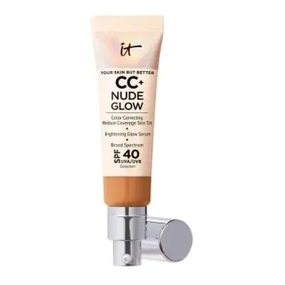 It Cosmetics Cc+ Nude Glow Lightweight Foundation + Glow Serum SPF40 Tan