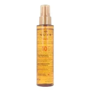 Nuxe Sun Taning Oil Face And Body SPF10 150ml