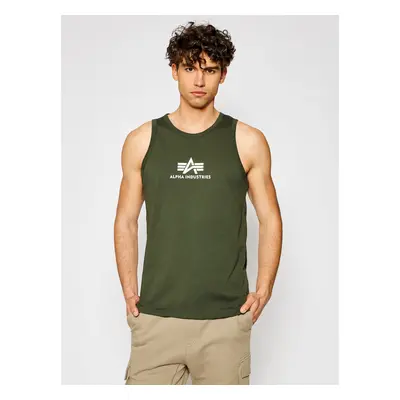 Alpha Industries Tank-Top Basic 126566 Grün Regular Fit