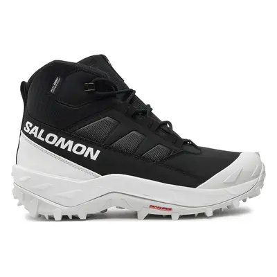 Salomon Trekkingschuhe Crosstrak Waterproof L47677300 Schwarz