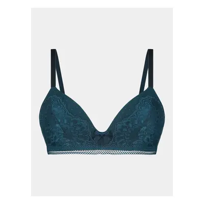 Hunkemöller BH ohne Bügel Bessie Non Wired Low D Pu 203499 Blau