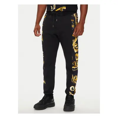 Versace Jeans Couture Jogginghose 77GAA3C0 FS161 Schwarz Regular Fit