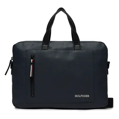 Tommy Hilfiger Laptoptasche Th Pique Slim Computer Bag AM0AM11784 Dunkelblau