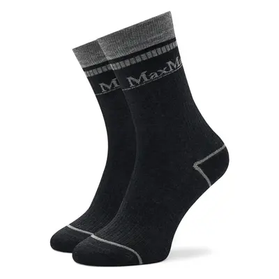 Max Mara Leisure Hohe Damensocken Gabarra 2426556018 Grau