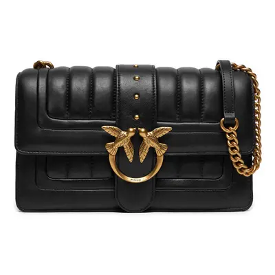 Pinko Handtasche Love One Classic Cl Single Side PE 24 PLTT 102823 A1F1 Schwarz