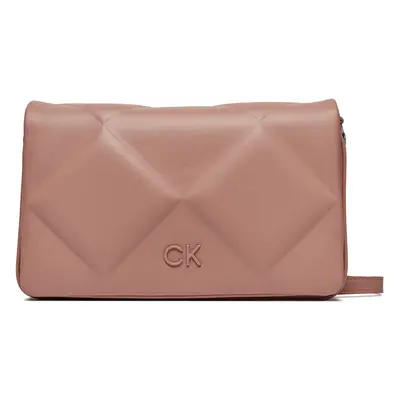 Calvin Klein Handtasche Re-Lock Quilt Shoulder Bag K60K611021 Rosa