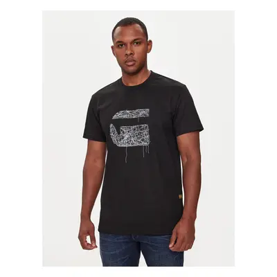 G-Star Raw T-Shirt Stitch D25674-C336 Schwarz Regular Fit