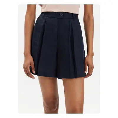 Sisley Stoffshorts 4AGHL9013 Dunkelblau Regular Fit