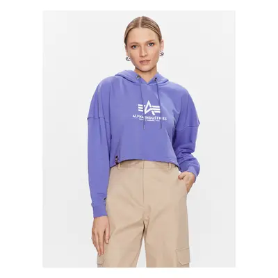 Alpha Industries Sweatshirt Basic 116057 Violett Regular Fit