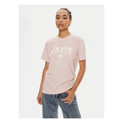 Pinko T-Shirt Tiramisu 104269 A25Z Rosa Regular Fit