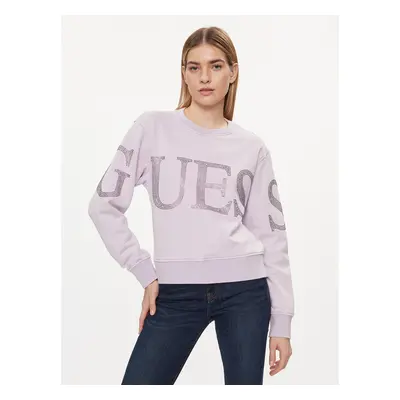 Guess Sweatshirt Vintage Logo W4GQ10 KC8I0 Violett Relaxed Fit