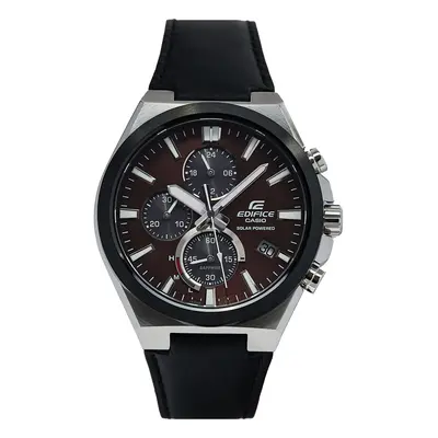 Casio Uhr Edifice Solar Powered Chronograph EFS-S630BL-5AVUEF Schwarz