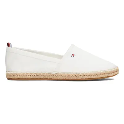 Tommy Hilfiger Espadrilles Basic Tommy Flat Espadrille FW0FW06497 Écru